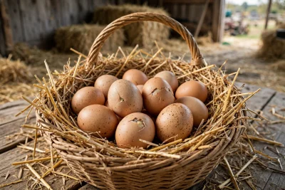A half dozen Easter Egger Hatching Eggs in Waukegan